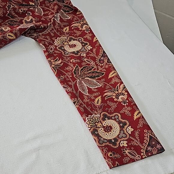 Vintage Women Sz L Paisley Y2K Art to Wear Grunge Pockets Shoulder Pads Jacket - Picture 6 of 12